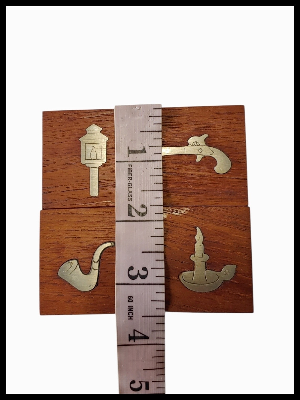 Vintage Dansk Teak Matchbox Holders - Set of 4 - Quistgaard *please read* - Picture 5 of 8